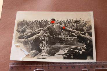 alte Karte Hitler wird umjubelt - Reichsparteitag Nürnberg 1933